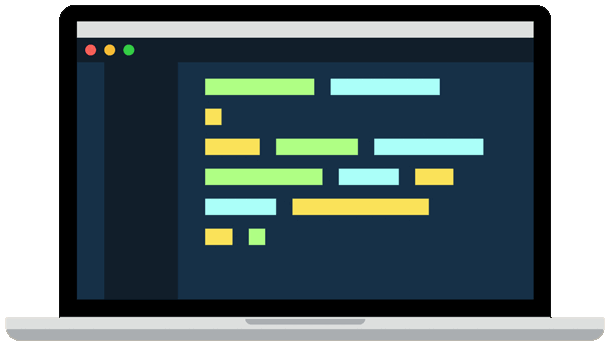 Coding at a computer